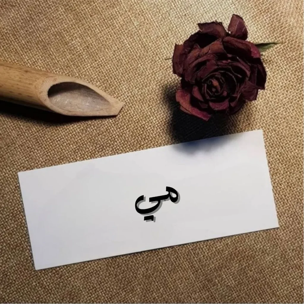 غلاف قصيدة مي بتصميم أنيق ناعم يعكس طابع الحنين والغزل، مع خلفية ضوء دافئ وصورة رمزية لاسم "مي" بخط عربي رقيق يرمز للنقاء والجمال