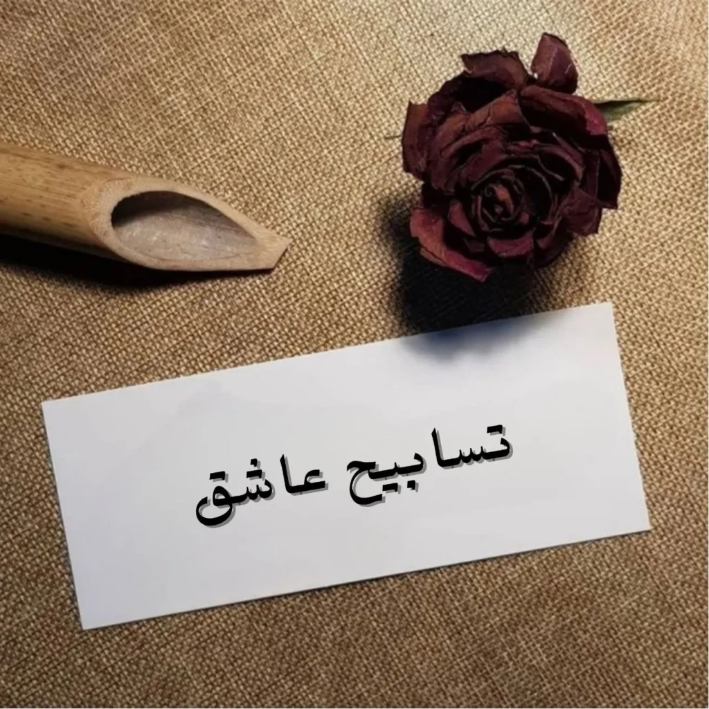غلاف قصيدة تسابيح عاشق بخط عربي فصيح مع مشهد روحاني لشخص ساجد تحت ضوء خافت يعكس التوبة والسكينة